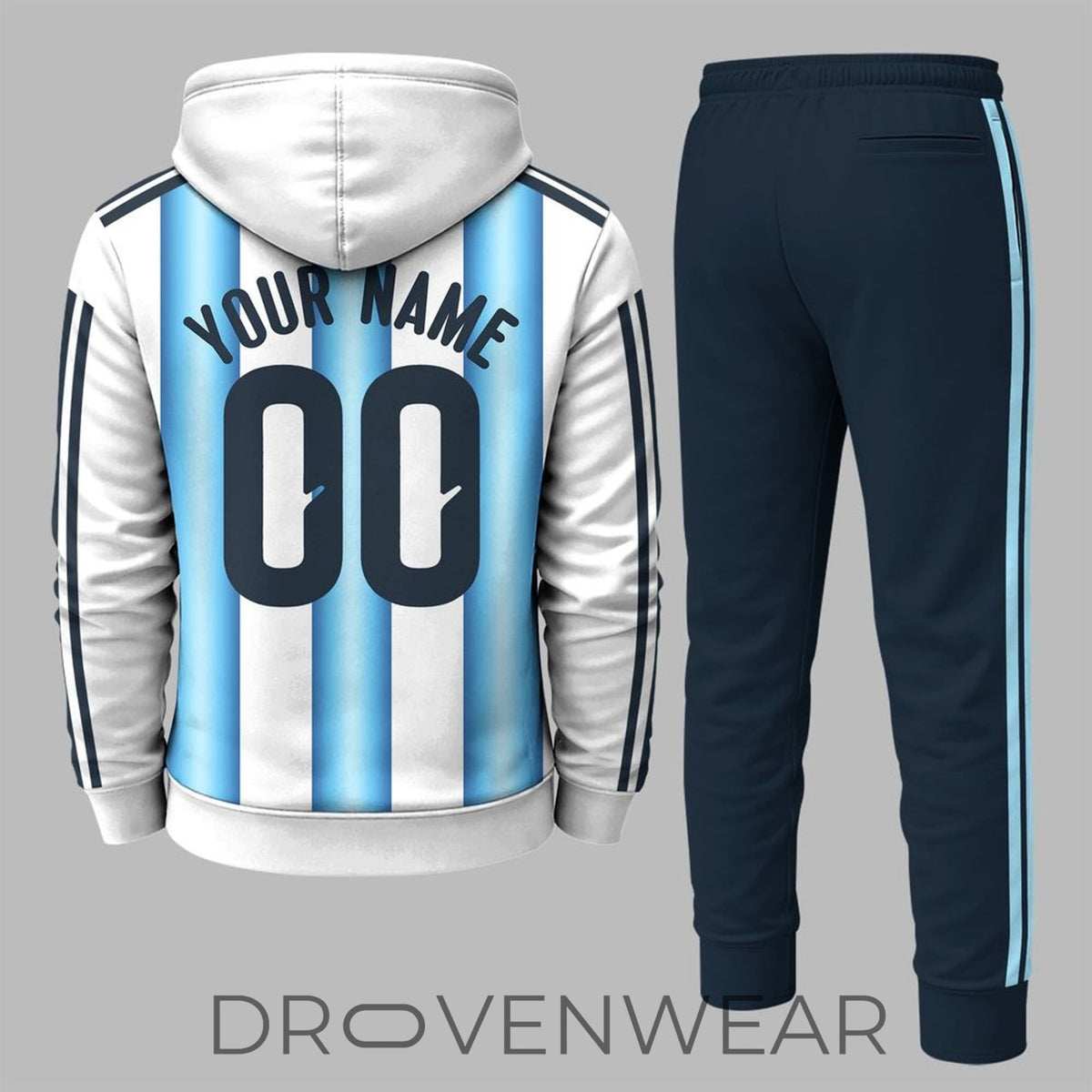 Argentina FIFA World Cup 2026 Home Personalized Hoodie