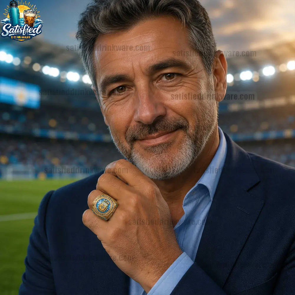 Argentina National Football Team World Cup Champions 3D Ring