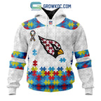 Arizona Cardinals NFL Autism Awareness Personalized Hoodie T Shirt