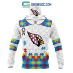 Arizona Cardinals NFL Autism Awareness Personalized Hoodie T Shirt