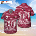 Arizona Cardinals Surfboard Beach Themed Shirt