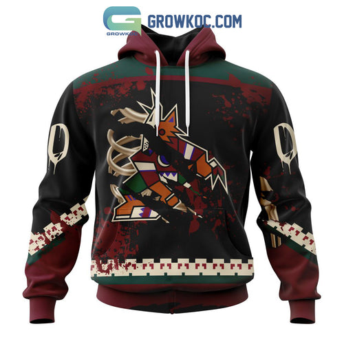Arizona Coyotes NHL Special Design Jersey With Your Ribs For Halloween Hoodie T Shirt