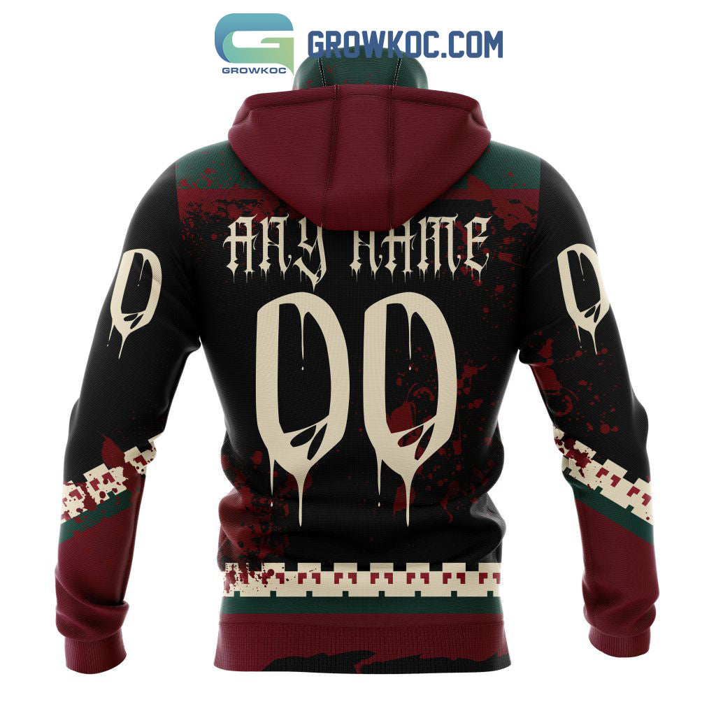 Arizona Coyotes NHL Special Design Jersey With Your Ribs For Halloween Hoodie T Shirt