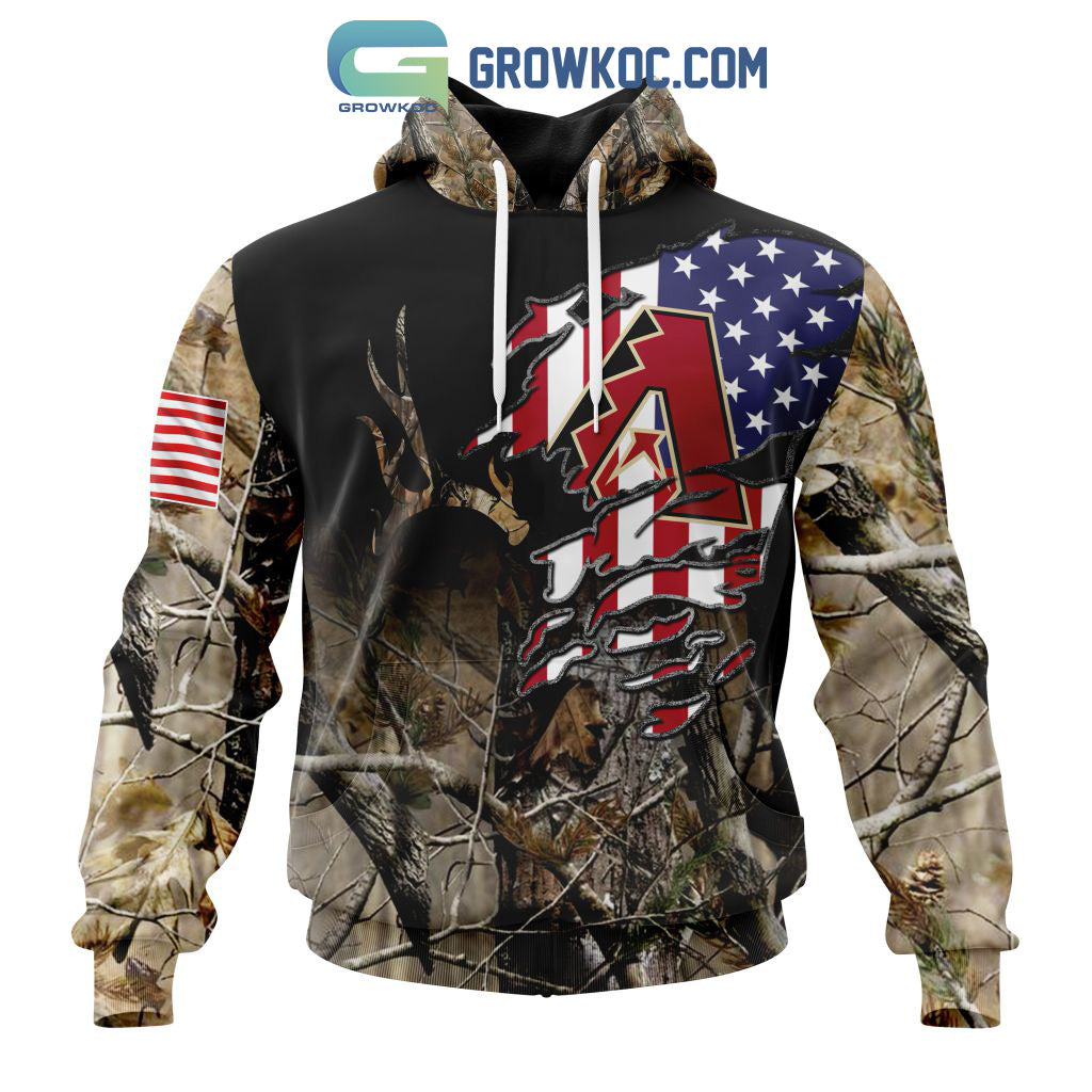 Arizona Diamondbacks MLB Special Camo Realtree Hunting Hoodie T Shirt