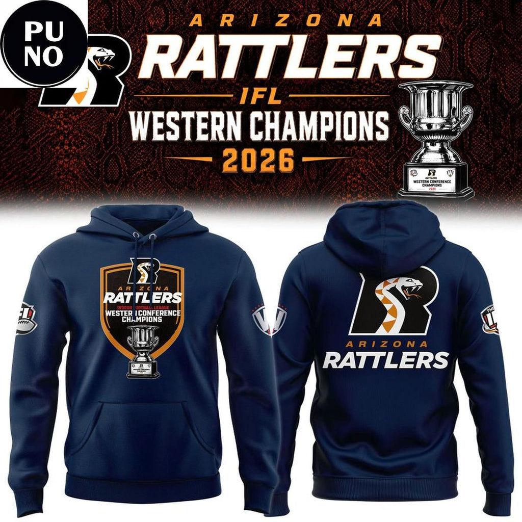 Arizona Rattlers 2026 Western Conference Champions Hoodie T-Shirt