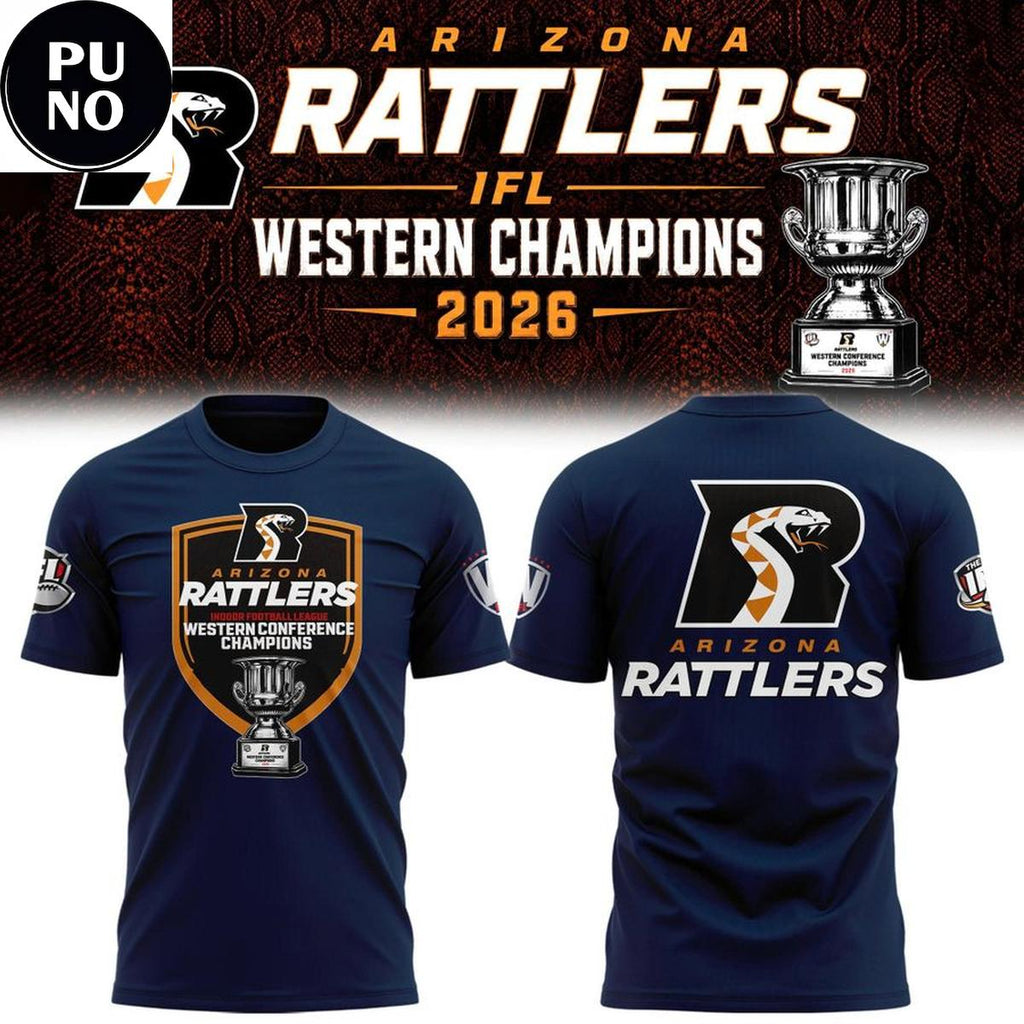 Arizona Rattlers 2026 Western Conference Champions Hoodie T-Shirt