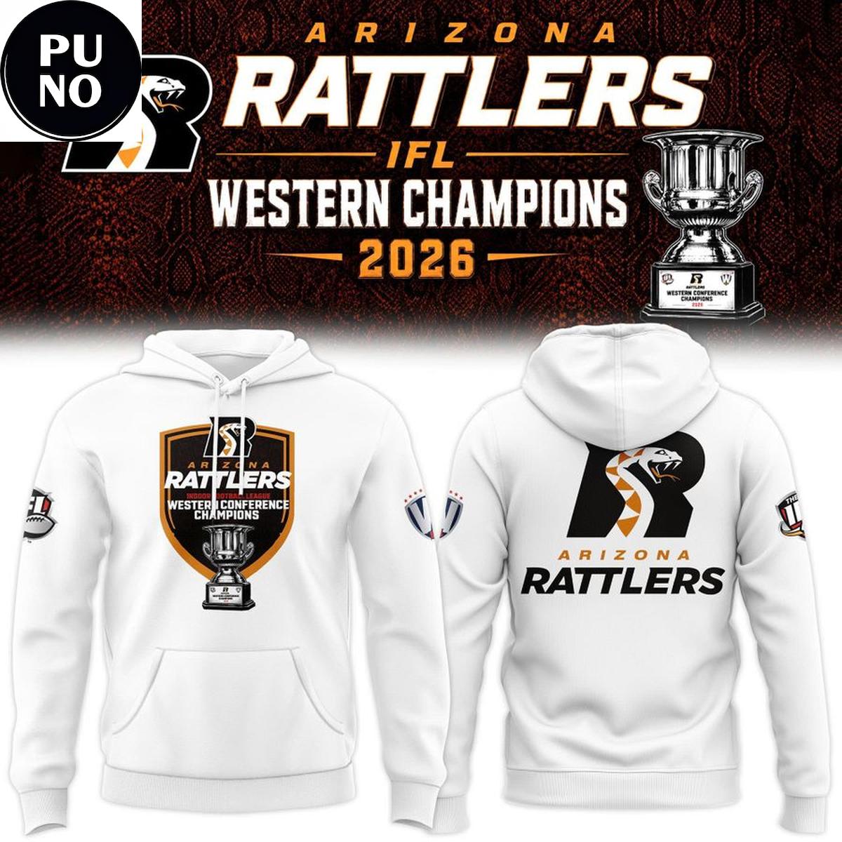 Arizona Rattlers 2026 Western Conference Champions Hoodie T-Shirt