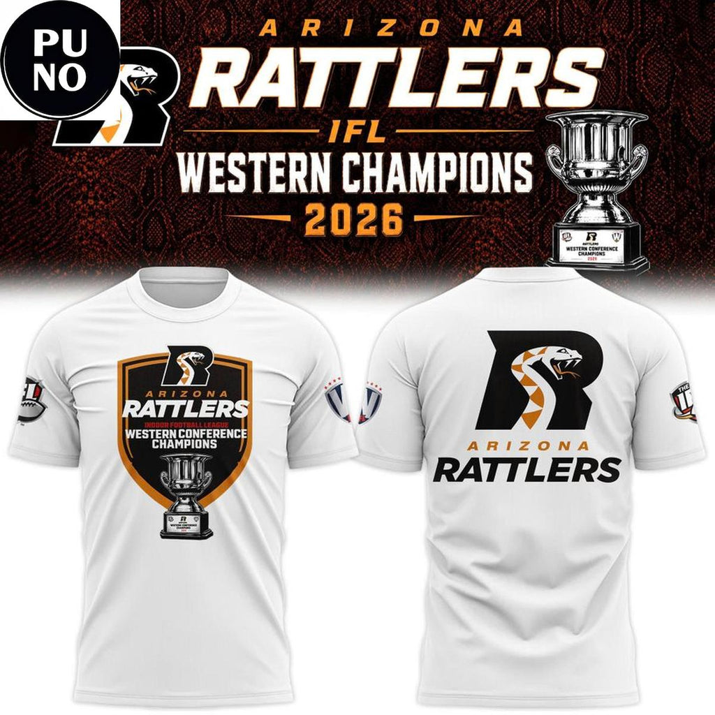 Arizona Rattlers 2026 Western Conference Champions Hoodie T-Shirt