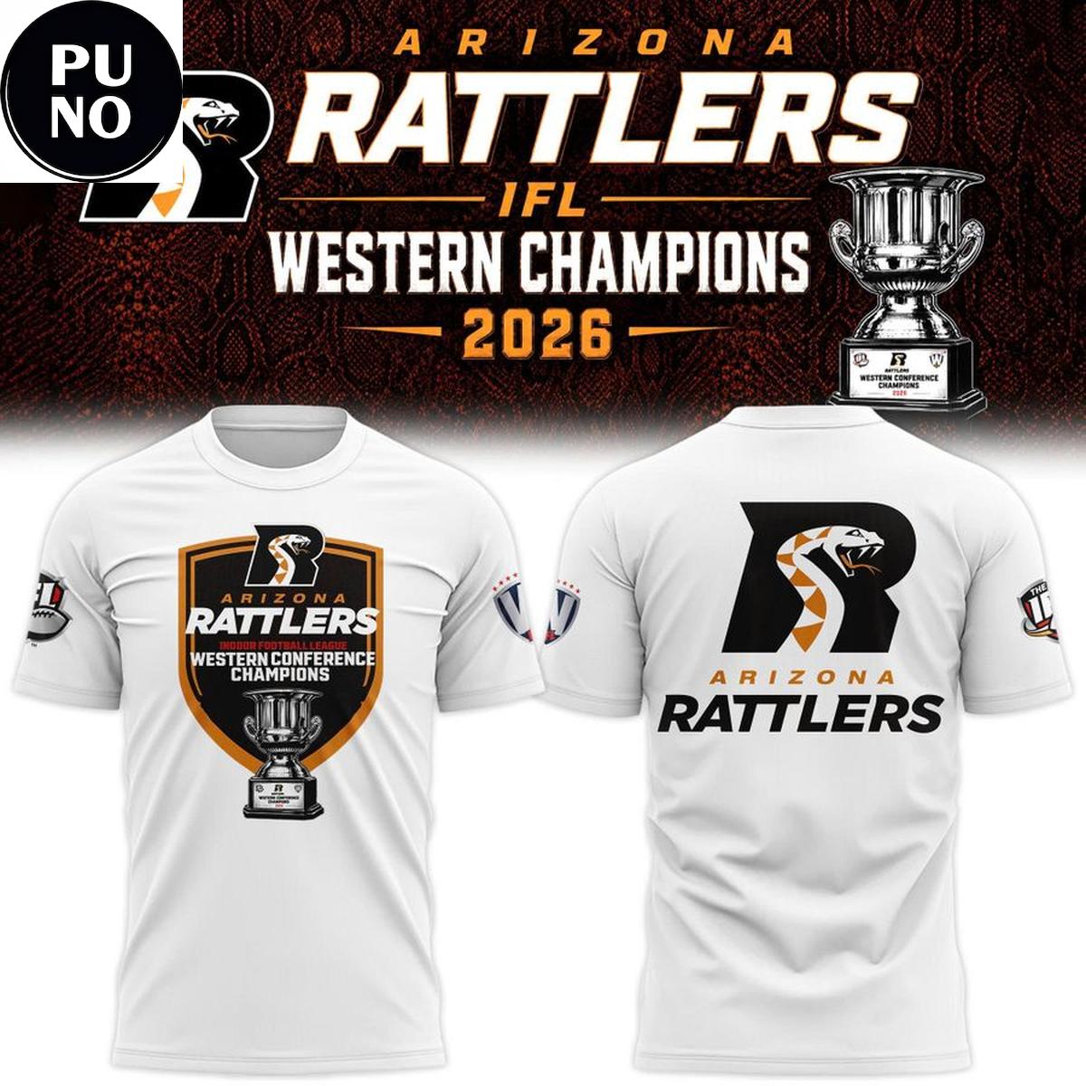 Arizona Rattlers 2026 Western Conference Champions Hoodie T-Shirt