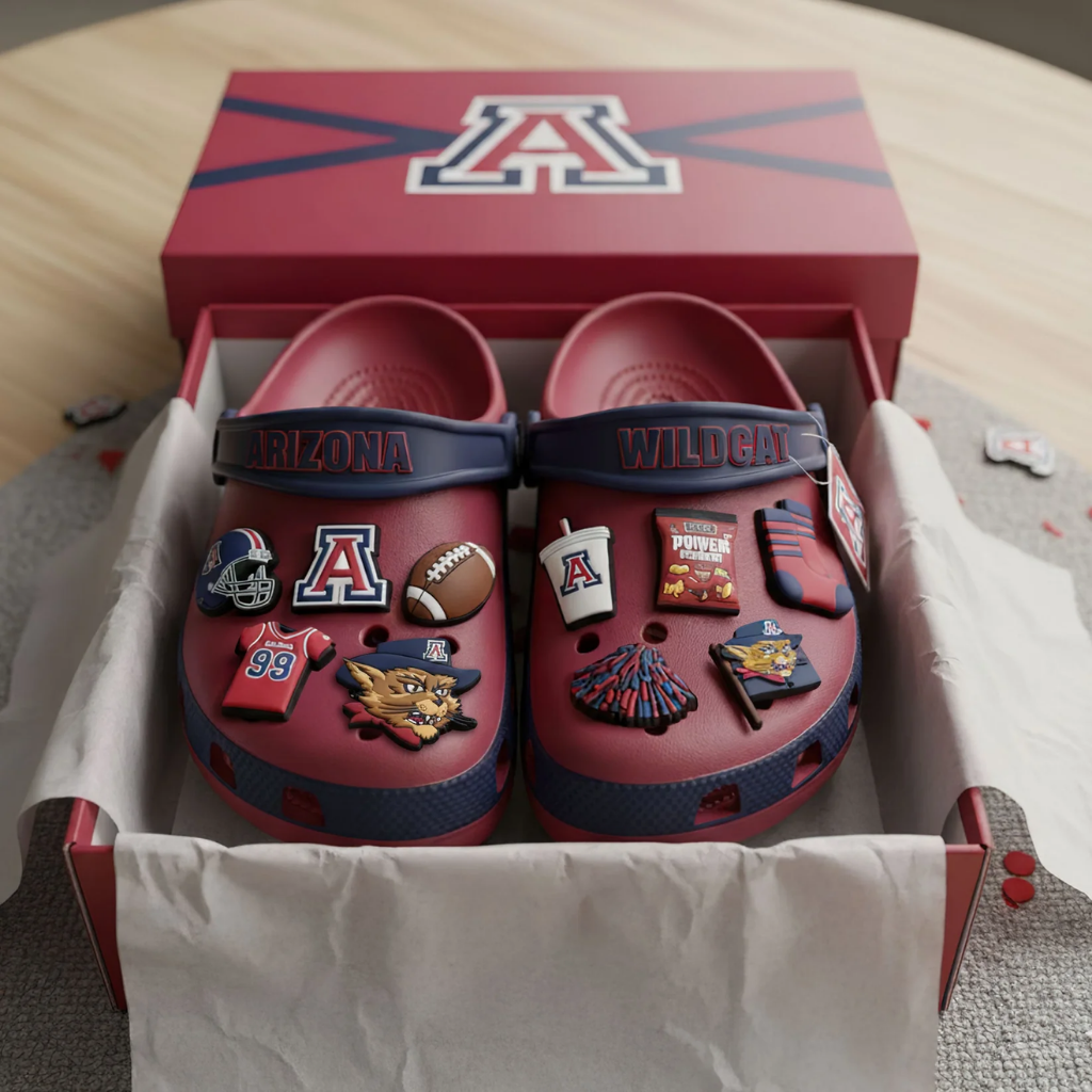 NEW Arizona Wildcat Croc Charms