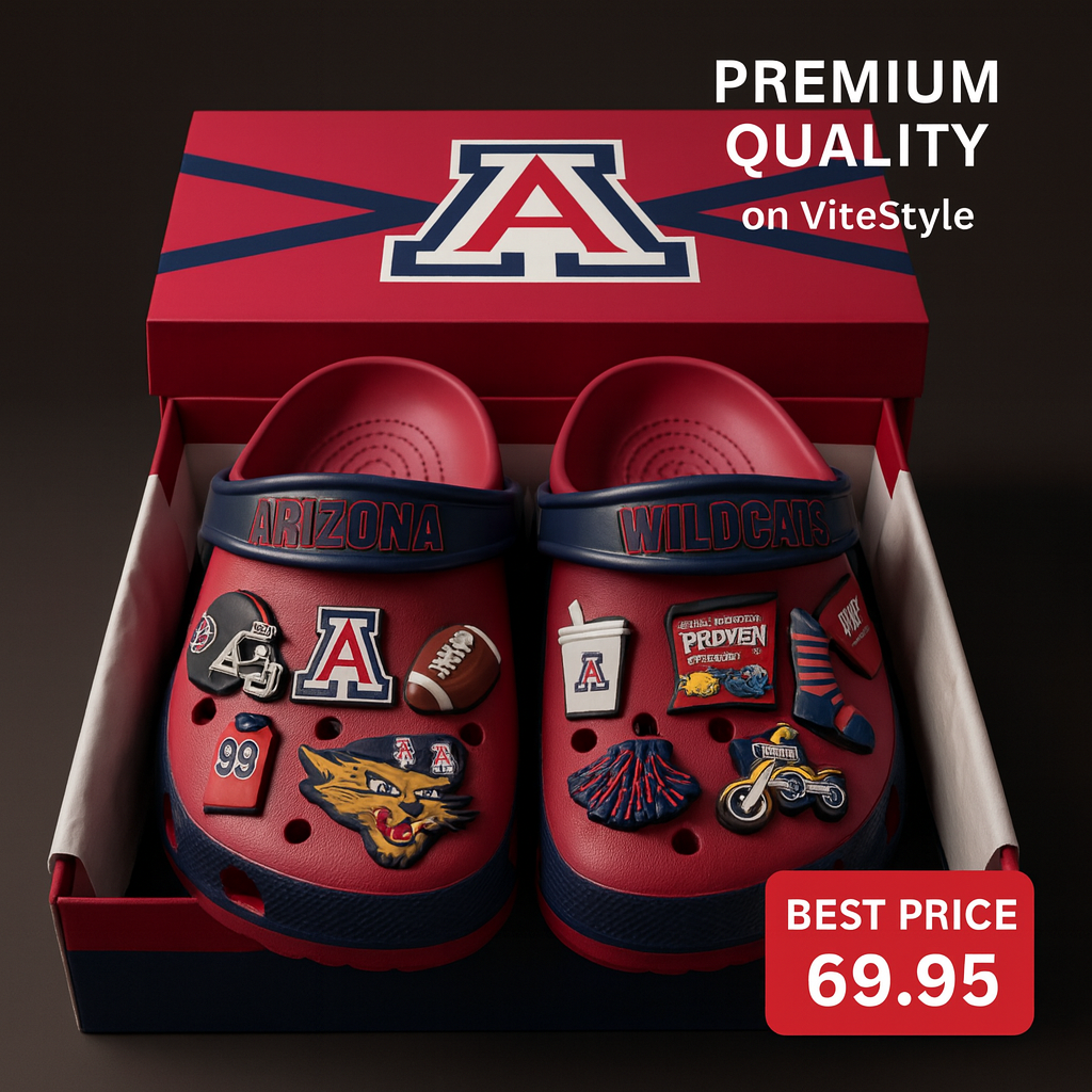 NEW Arizona Wildcat Croc Charms