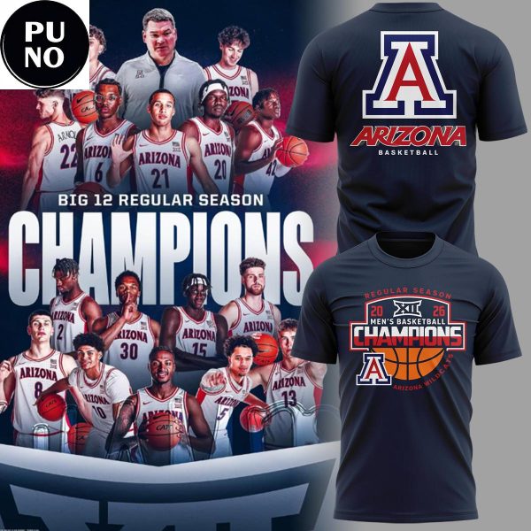 Arizona Wildcats Basketball Regular Season Champions 2026 Hoodie T-Shirt