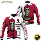 Arizona Cardinals Baseball Jacket Haters I Kill You