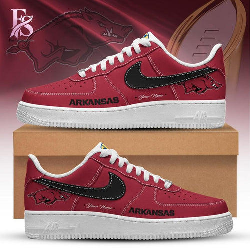 Arkansas Razorbacks CUSTOM Air Force Shoes