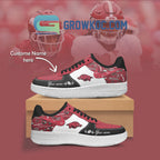 Arkansas Razorbacks Personalized Air Force 1 Shoes