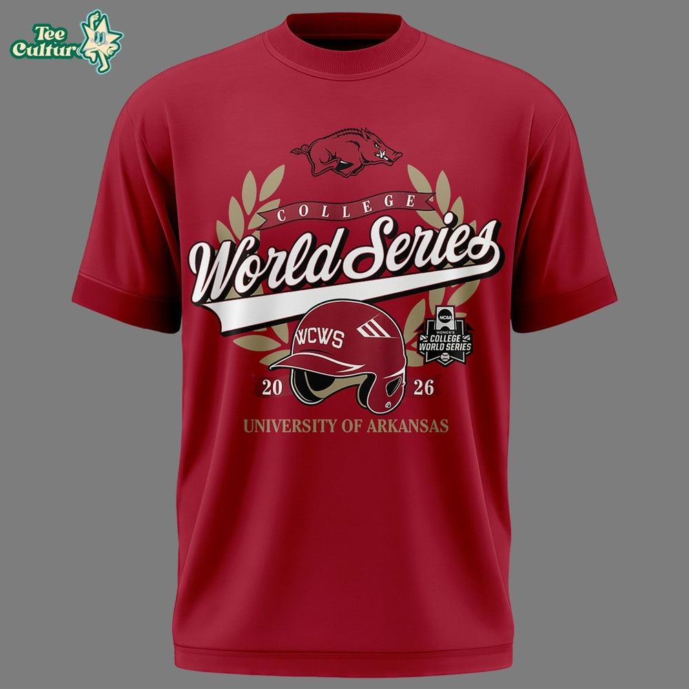 Arkansas Razorbacks Softball 2026 College World Series T-Shirt