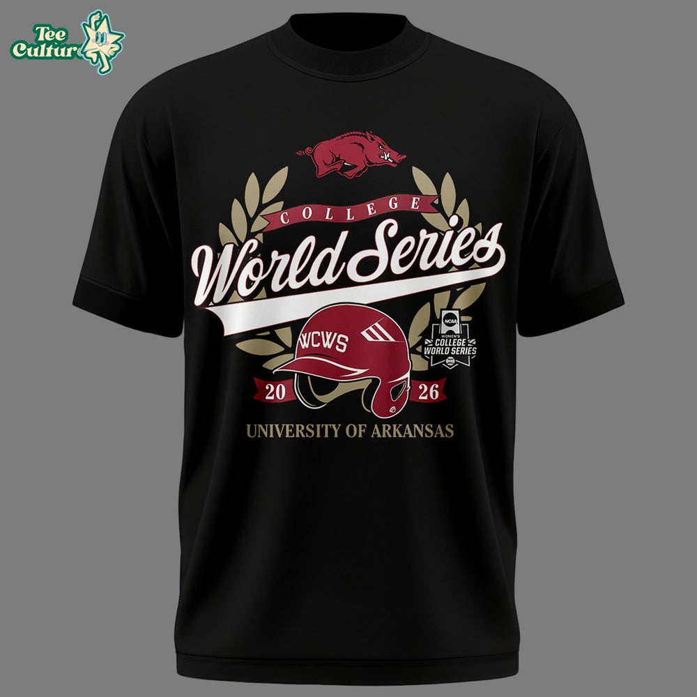 Arkansas Razorbacks Softball 2026 College World Series T-Shirt