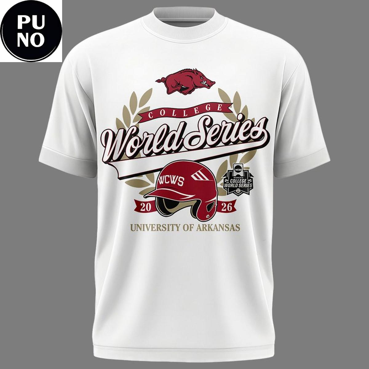 Arkansas Razorbacks Softball College World Series 2026 T-Shirt