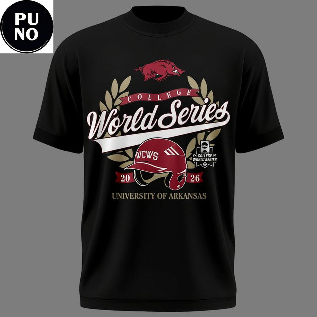 Arkansas Razorbacks Softball College World Series 2026 T-Shirt