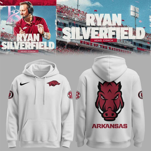 Arkansas Razorbacks Welcome Head Coach RYAN SILVERFIELD Hoodie