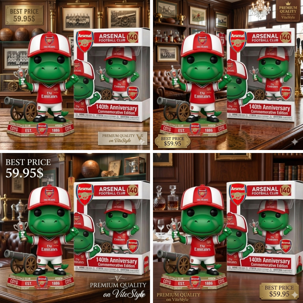 Arsenal 140th Anniversary Gunnersaurus Cannon Pop Doll