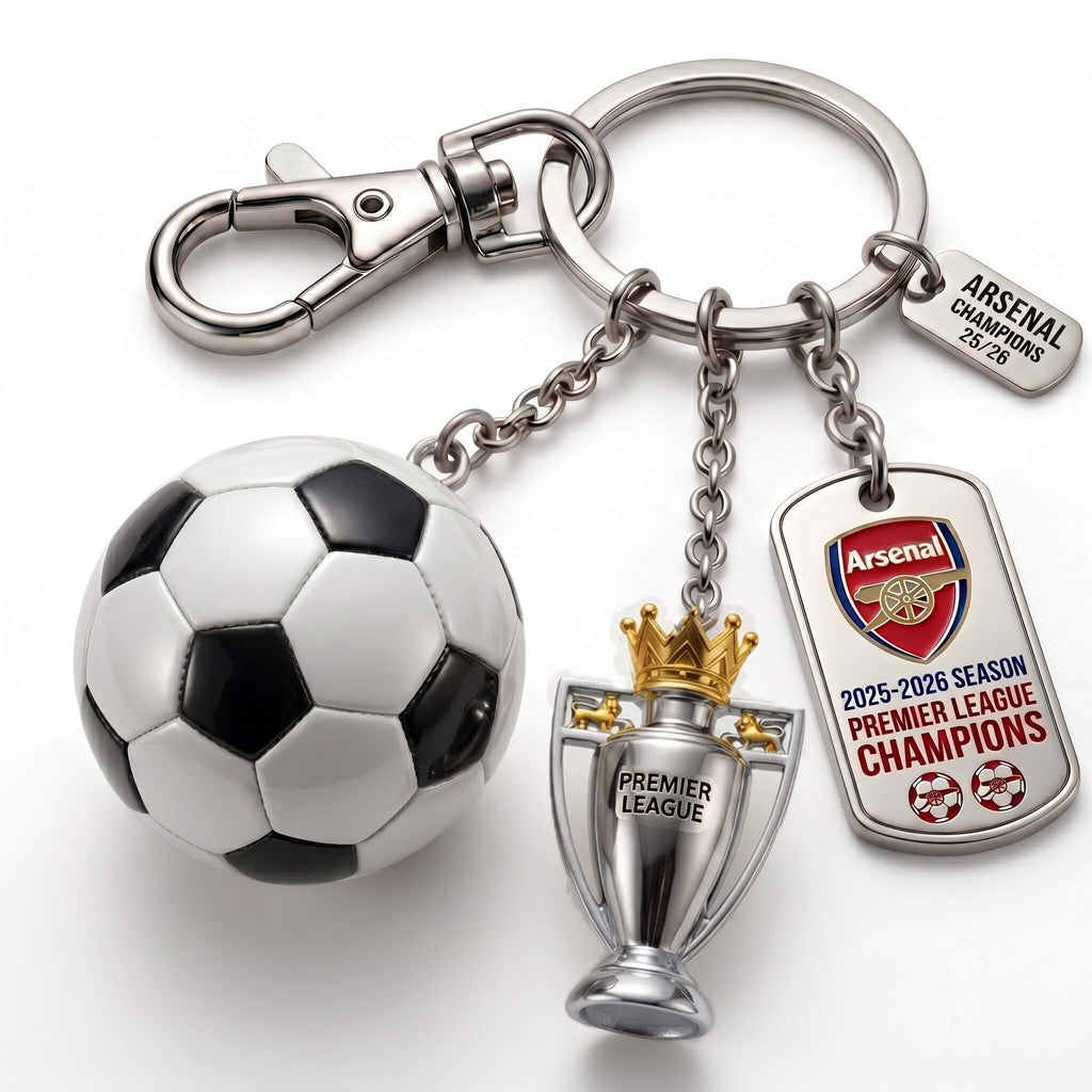 Arsenal 2026 EPL Champions Keychain