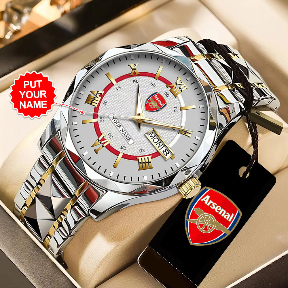 Personalized Arsenal FC Alloy Luxury Quartz Watch - TANTN23603