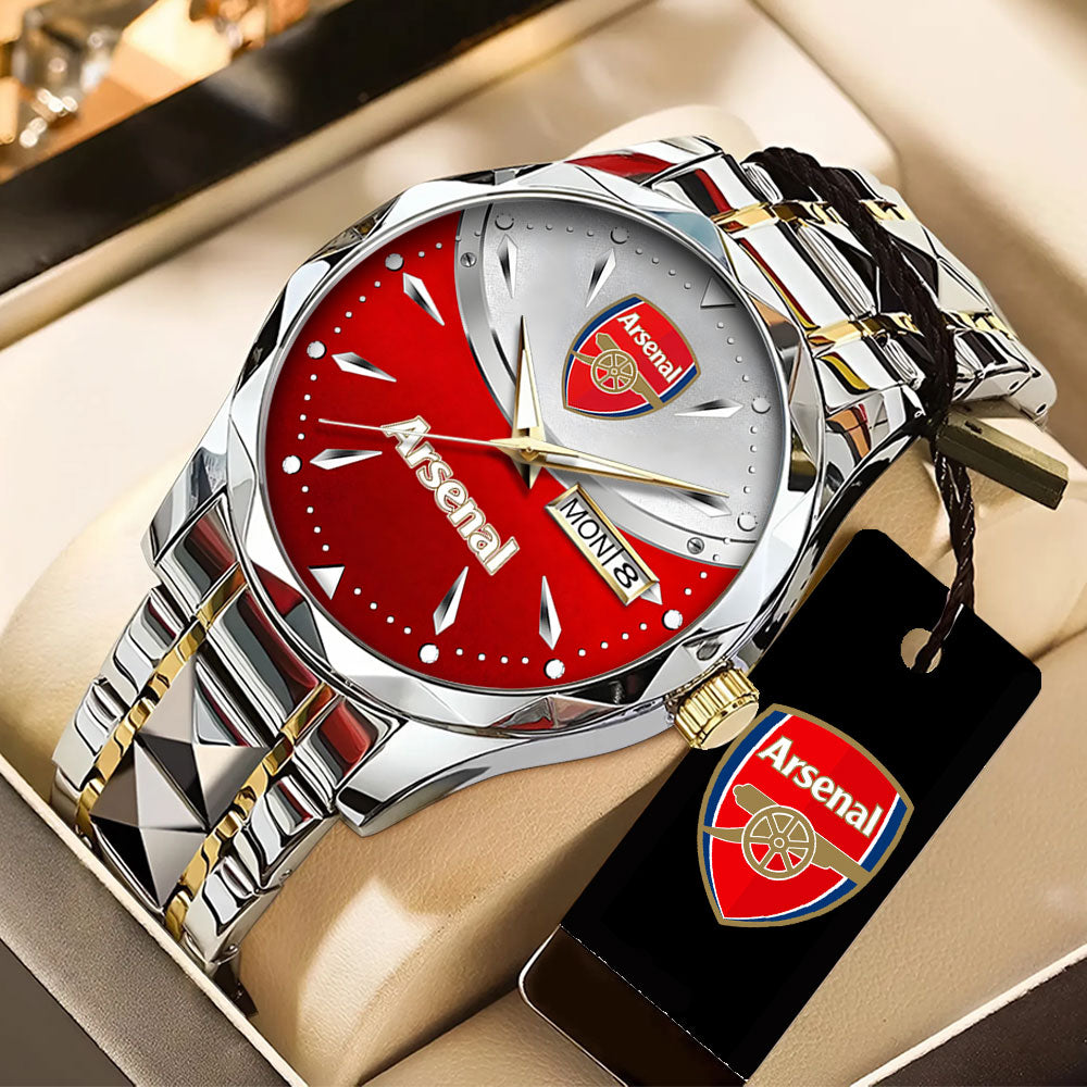 Arsenal FC Alloy Luxury Quartz Watch - TANTN23604