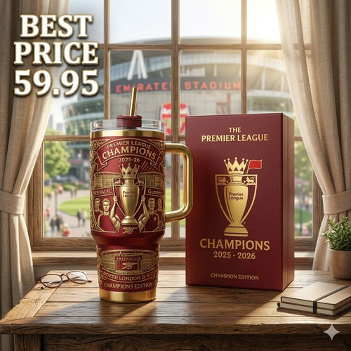 Arsenal 2026 EPL Champions Tumbler