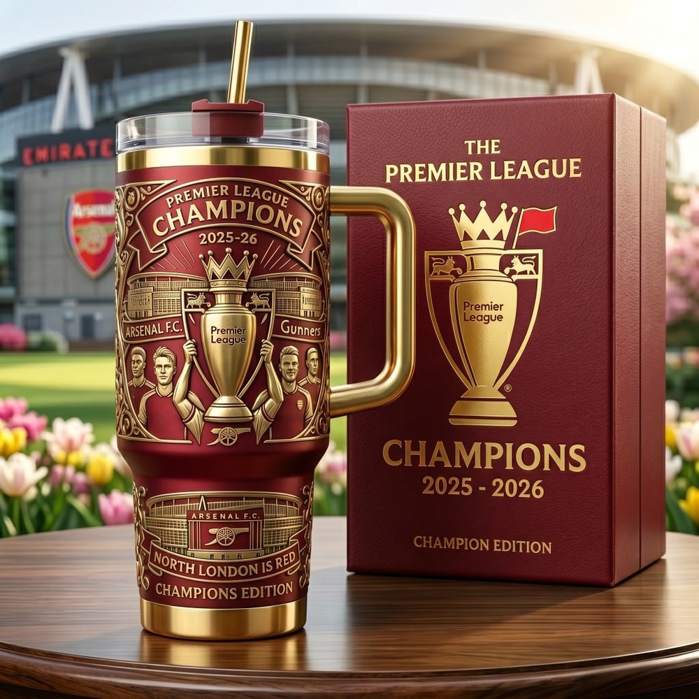 Arsenal 2026 EPL Champions Tumbler