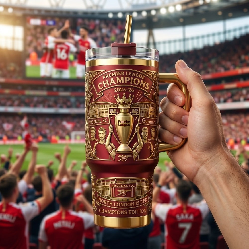 Arsenal 2026 EPL Champions Tumbler
