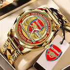 Arsenal FC 140th Anniversary Alloy Luxury Quartz Watch - TMTHU4071