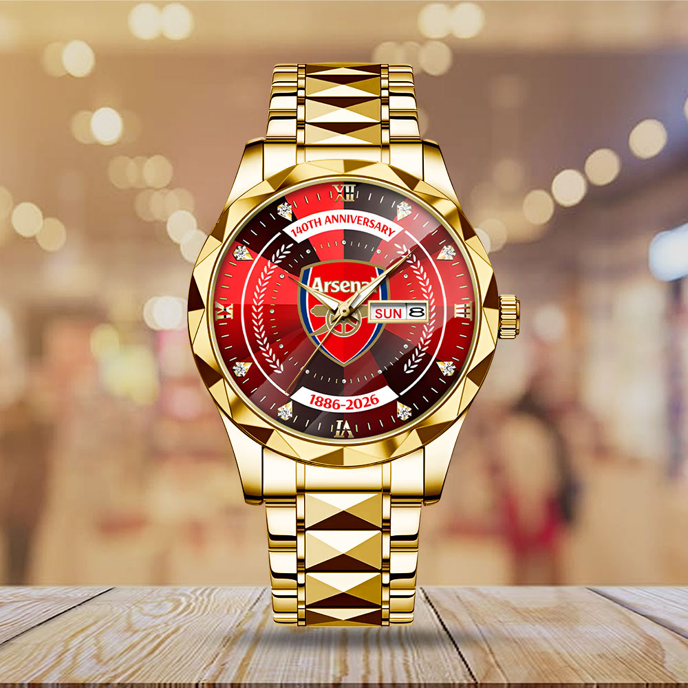 Arsenal FC 140th Anniversary Alloy Luxury Quartz Watch - MAITM14152