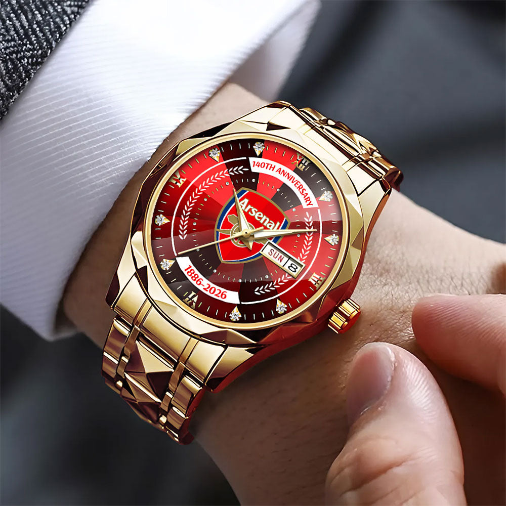 Arsenal FC 140th Anniversary Alloy Luxury Quartz Watch - MAITM14152