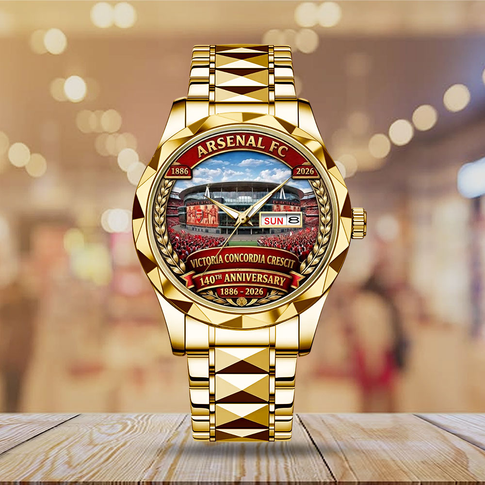 Arsenal FC 140th Anniversary Alloy Luxury Quartz Watch - MAITM14649