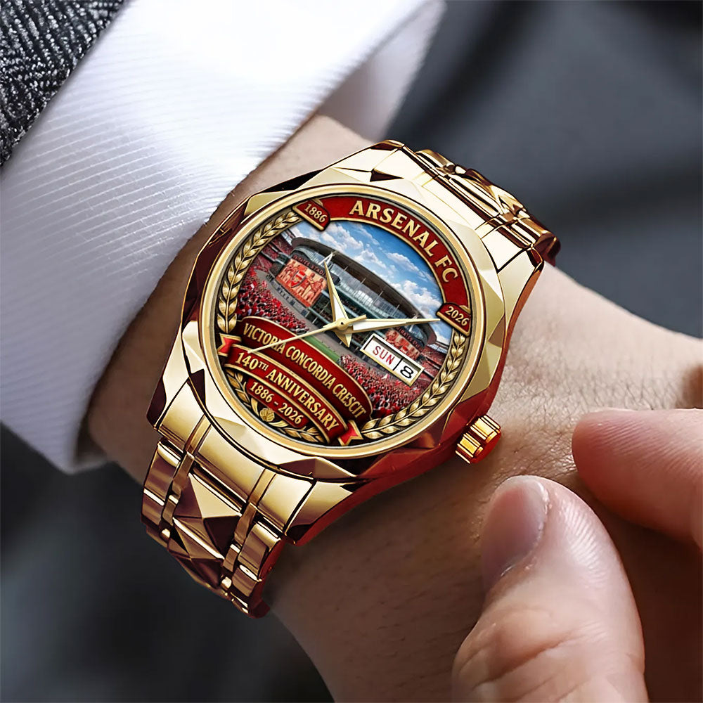 Arsenal FC 140th Anniversary Alloy Luxury Quartz Watch - MAITM14649
