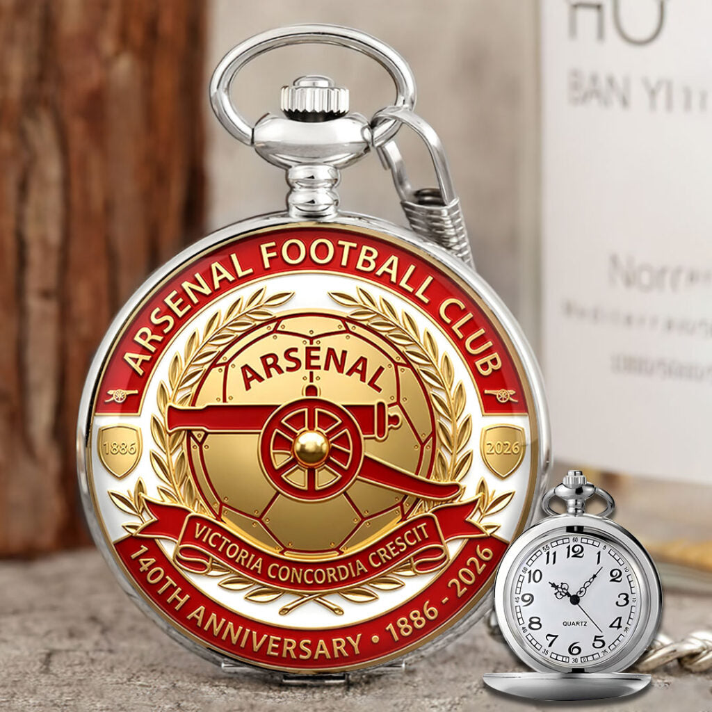 Arsenal FC 140th Anniversary Pocket Watch - MAITM15139