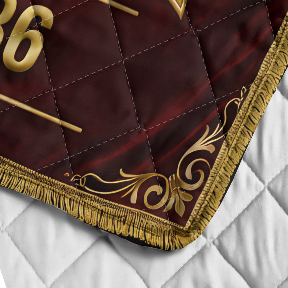 Arsenal FC 140th Anniversary Quilt Blanket - MAITM14286