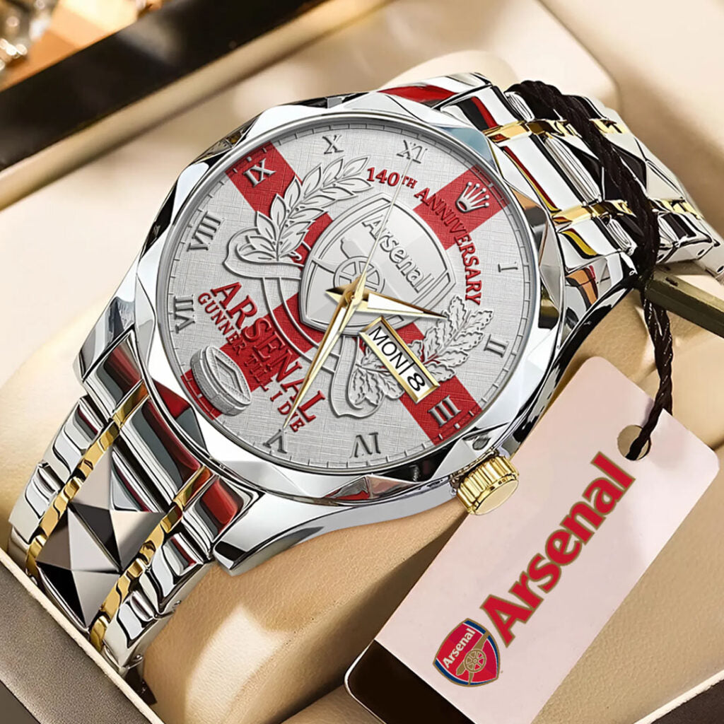 Arsenal FC 140th Anniversary x Rolex Black Stainless Steel Watch - TMTHU5957