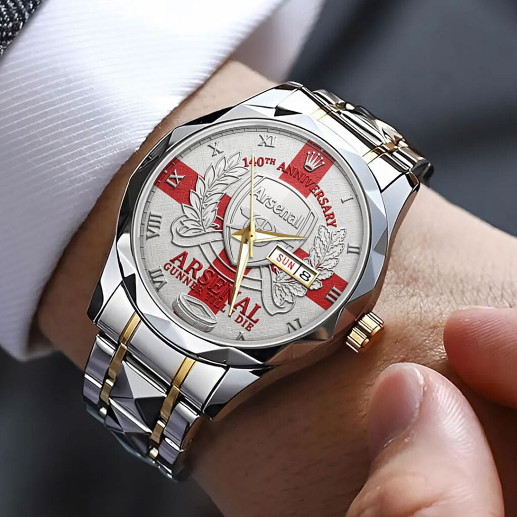 Arsenal FC 140th Anniversary x Rolex Black Stainless Steel Watch - TMTHU5957