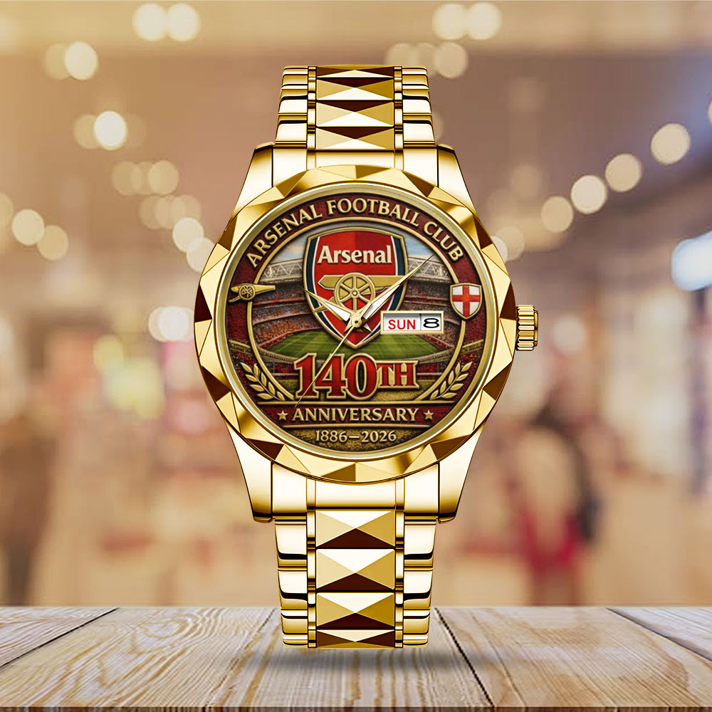 Arsenal FC 140th Years Alloy Luxury Quartz Watch - MAITM14115