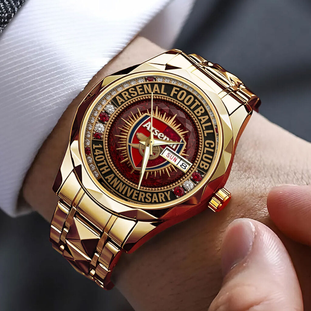 Arsenal FC Alloy Luxury Quartz Watch - TMTHU7105