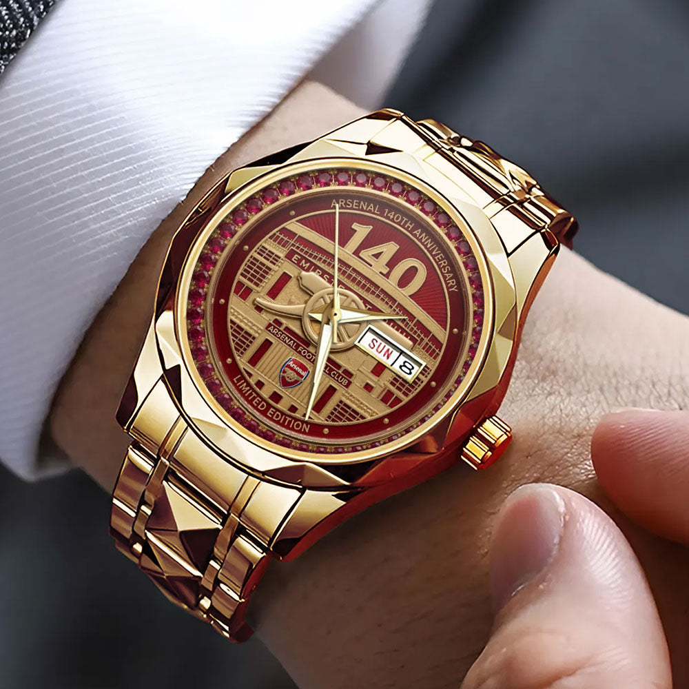 Arsenal FC Alloy Luxury Quartz Watch - TMTHU7234