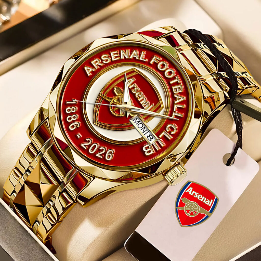 Arsenal FC Alloy Luxury Quartz Watch - HOATT15367