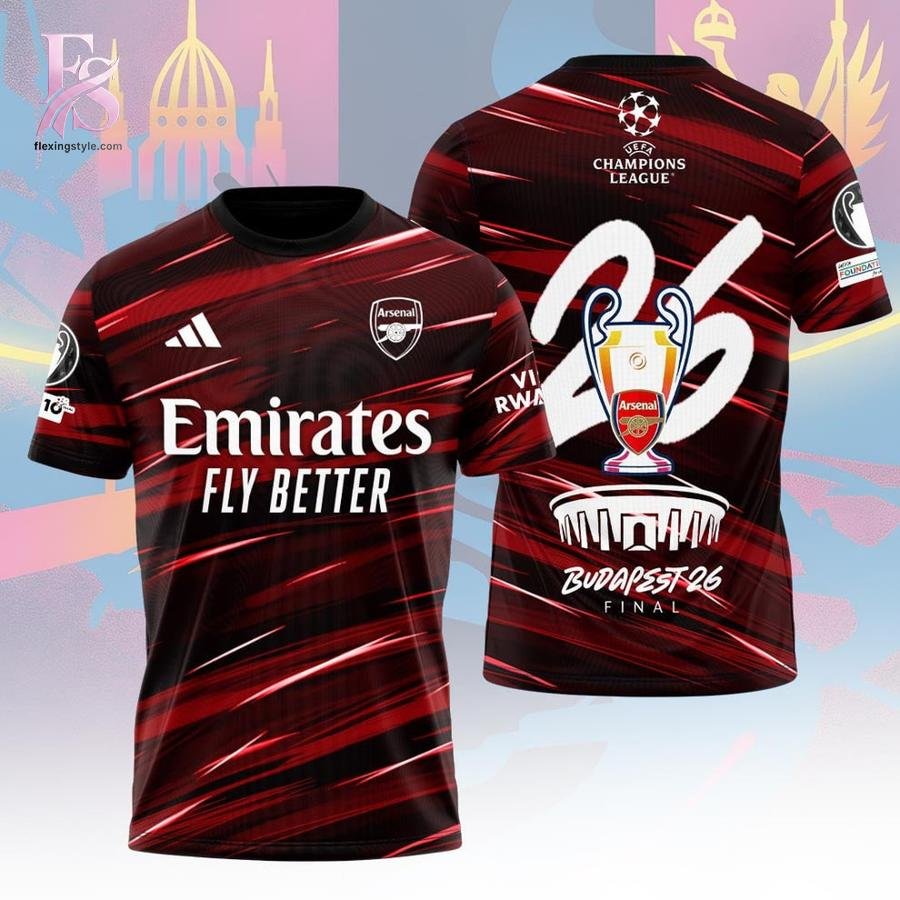 Arsenal FC Champions League Budapest Final 2026 Shirt