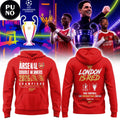 Arsenal FC Double Champion League 2026 London Is Red Hoodie T-Shirt