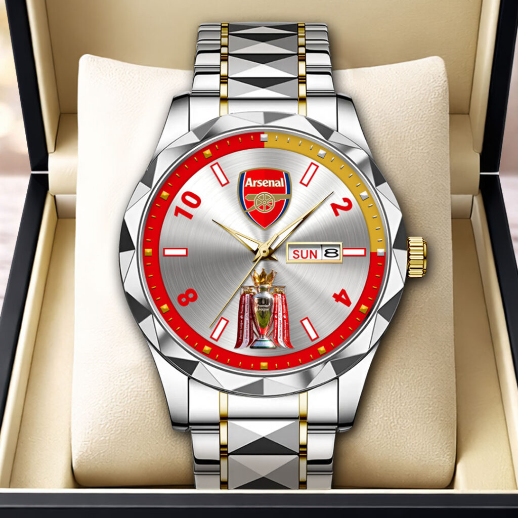Arsenal FC Premier League Champions 25/26 Alloy Luxury Quartz Watch - HOATT18598