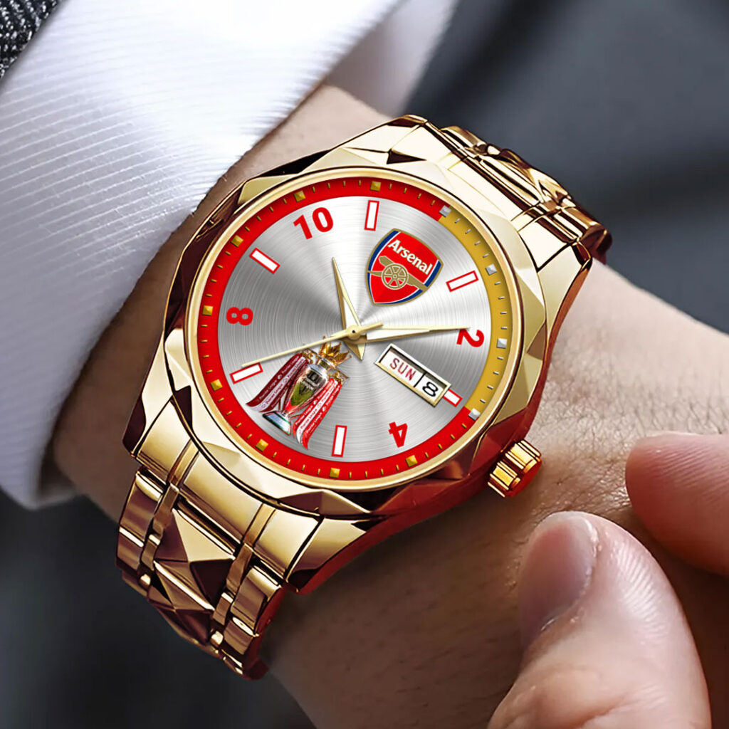 Arsenal FC Premier League Champions 25/26 Alloy Luxury Quartz Watch - HOATT18598