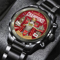 Arsenal FC Premier League Champions 25/26 Black Stainless Steel Watch - TMTHU6323