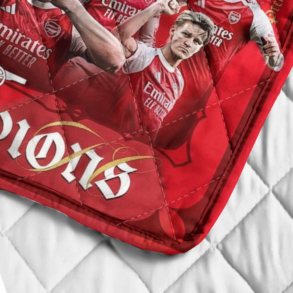 Arsenal FC Premier League Champions 25/26 Quilt Blanket - TMTHU6362